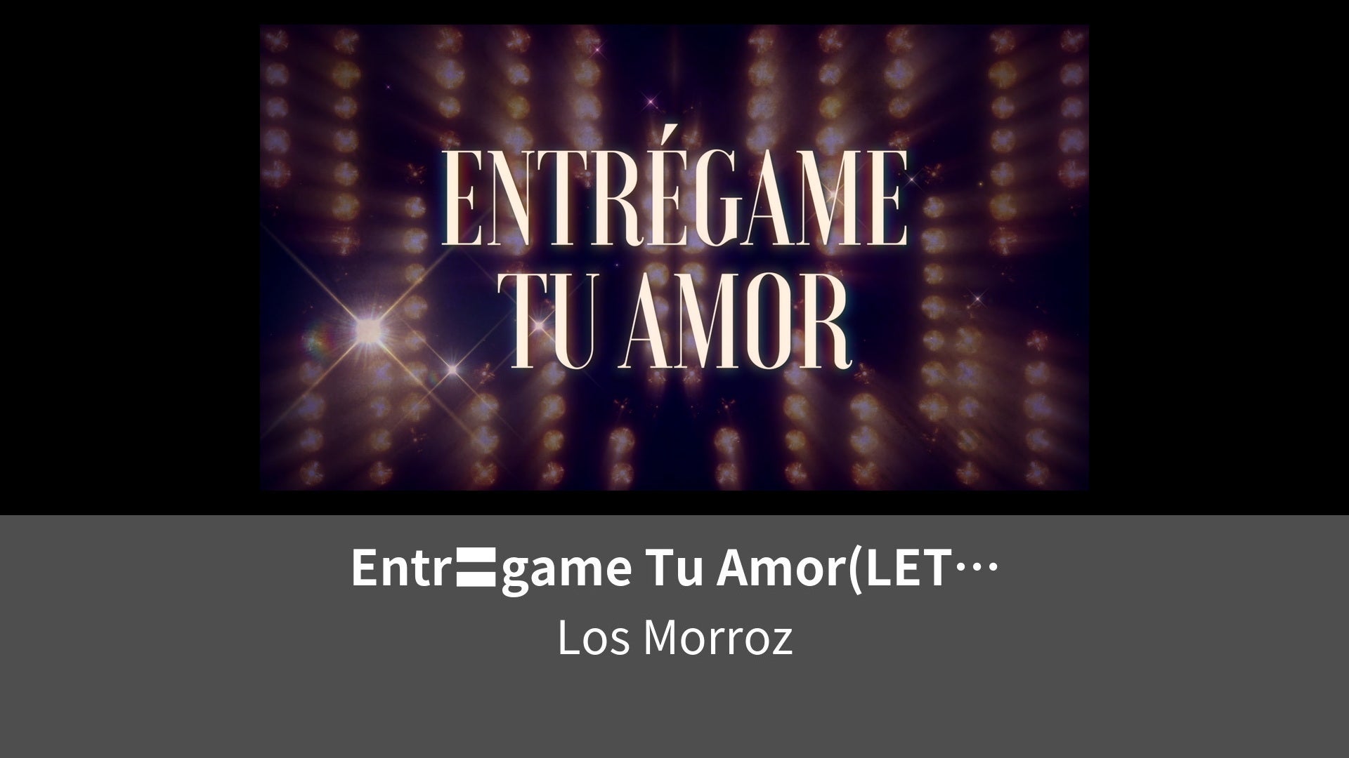 Entrgame Tu Amor Letra En Vivo Lemino