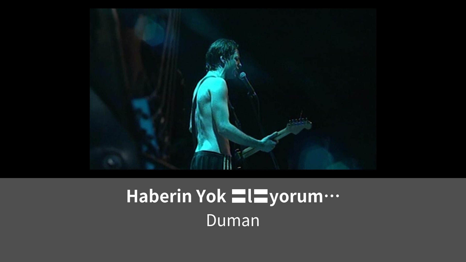 Haberin Yok Lyorum Live At Bostanc Gsteri Merkezi Stanbul