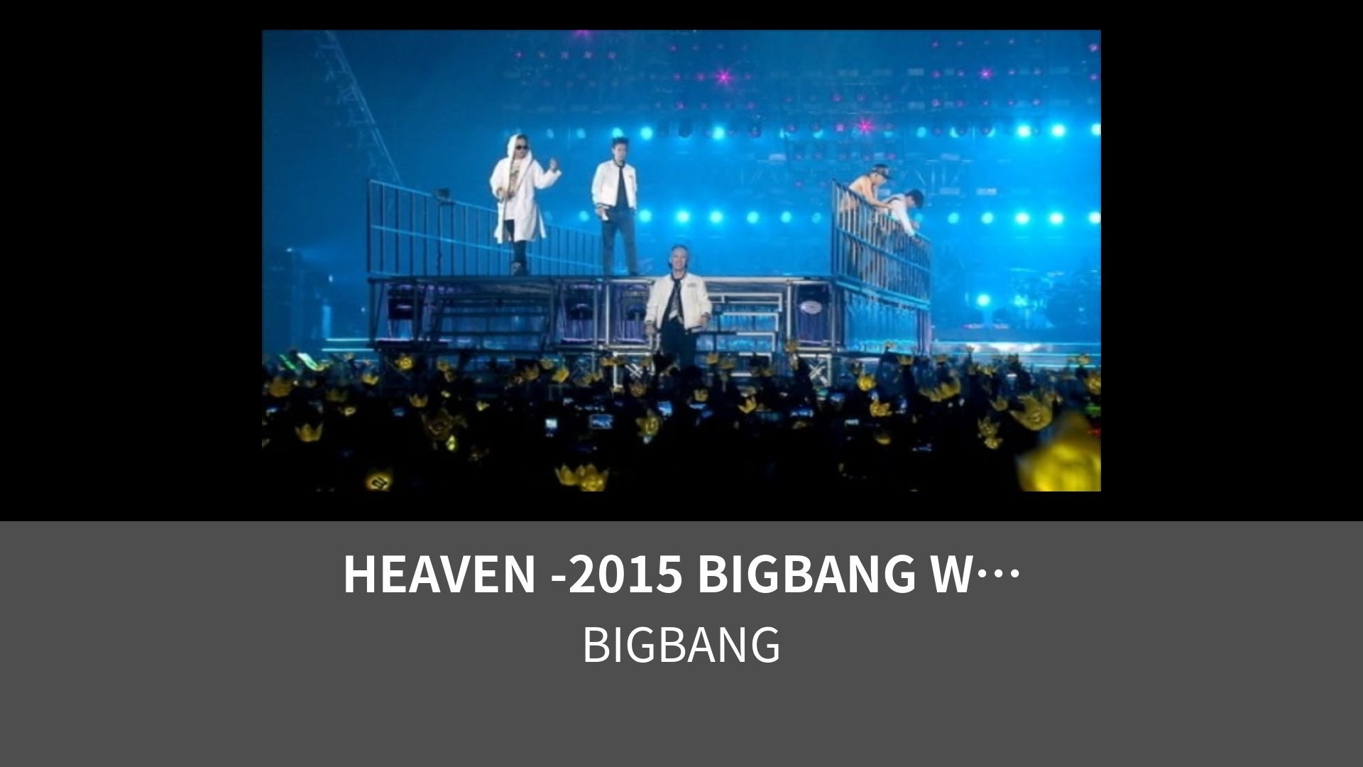 Heaven Bigbang World Tour Made In Seoul Ver Lemino