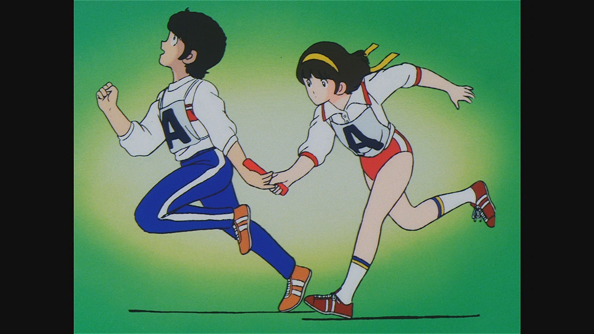 あだち充　テレビアニメのセル画　タッチ　新田明男　浅倉南 タッチ #28 | Lemino(レミノ) - 映画・ドラマ・アニメや音楽・ライブが