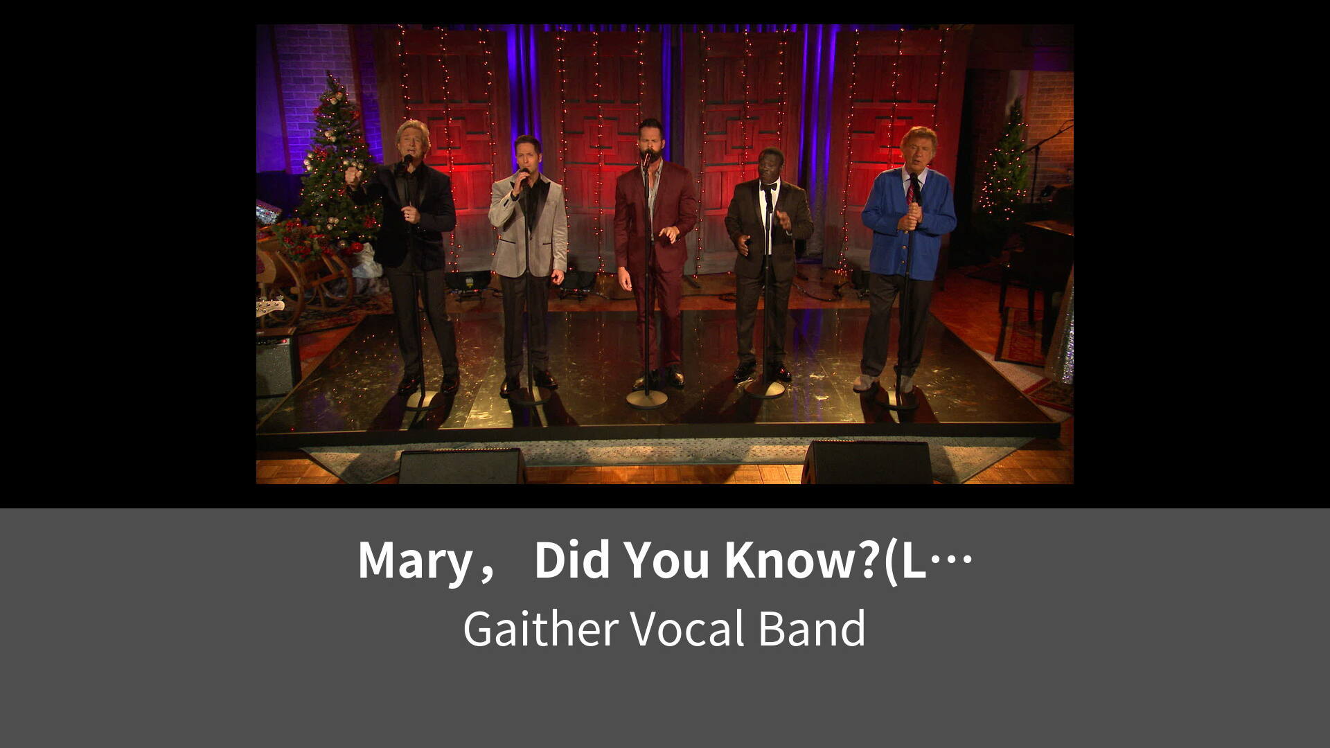 Mary Did You Know Live At Studio C Gaither Studios Alexandria In Lemino