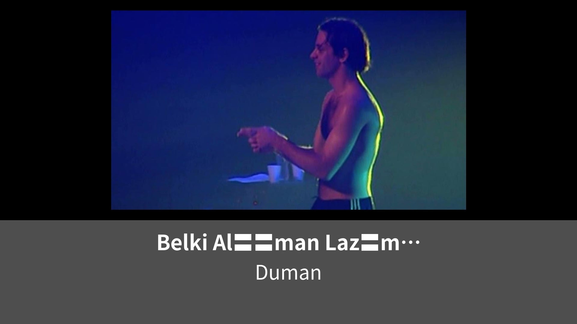 Belki Alman Lazm Live At Bostanc Gsteri Merkezi Stanbul