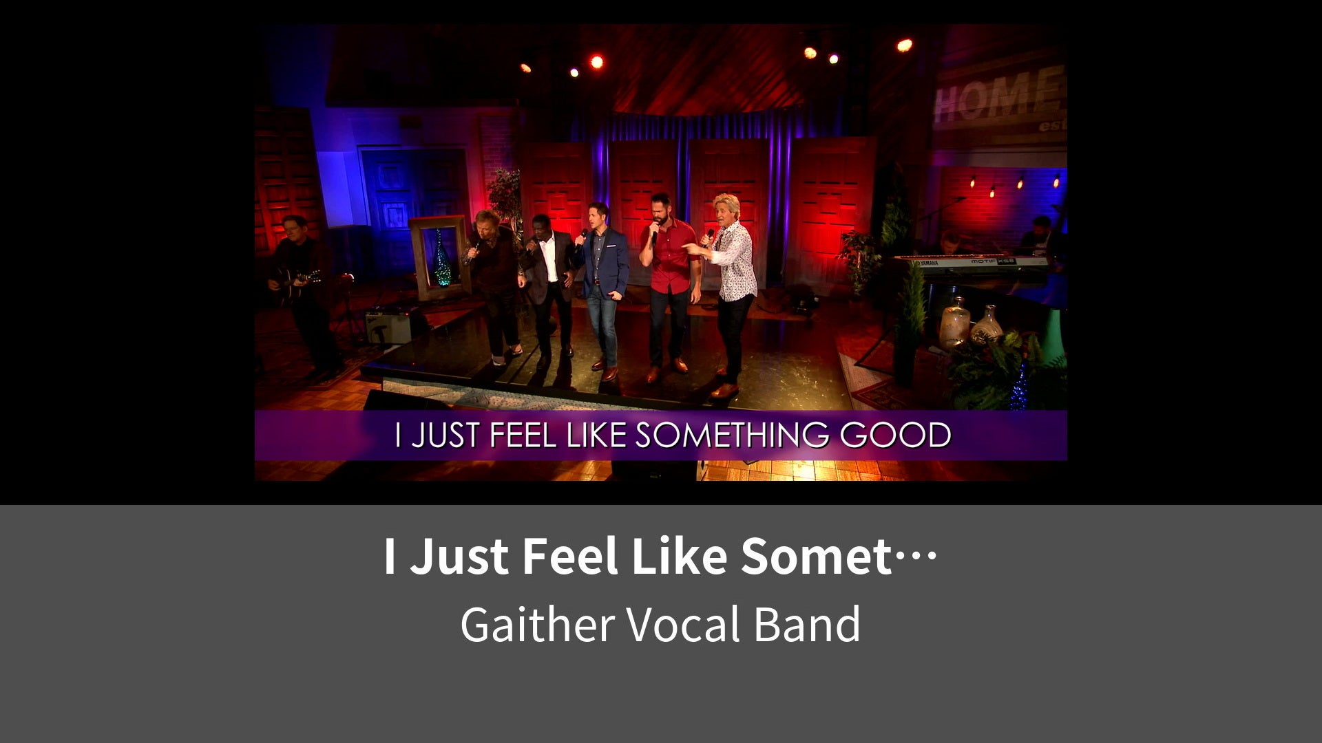 I Just Feel Like Something Good Is About To Happen Lyric Video Live