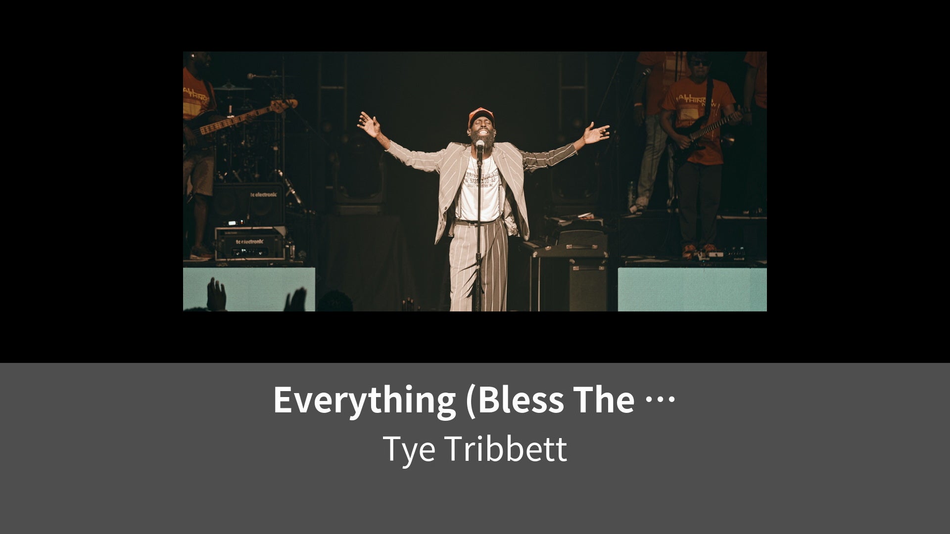 Everything bless the lord live at dr phillips center for the