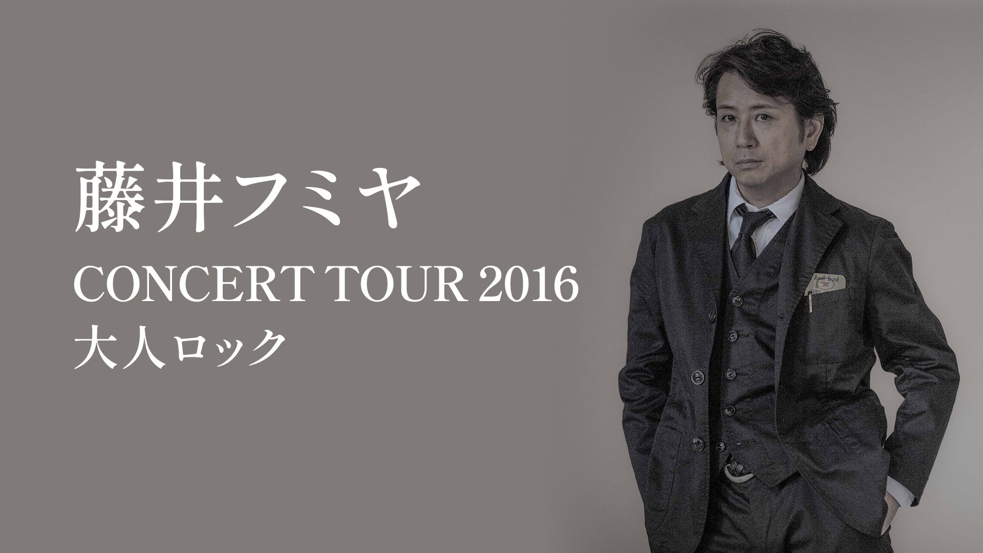 藤井フミヤ 30TH ANNIVERSARY TOUR vol.2 TRUE LOVE スペシャル版