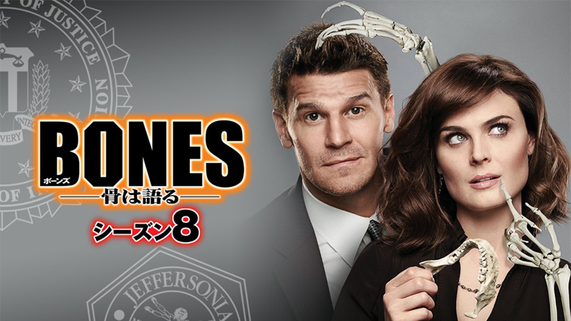 BONES -骨は語る- シーズン８ 全24話 | Lemino(レミノ) - 映画・ドラマ・アニメや音楽・ライブが見放題 | ドコモの動画配信サービス