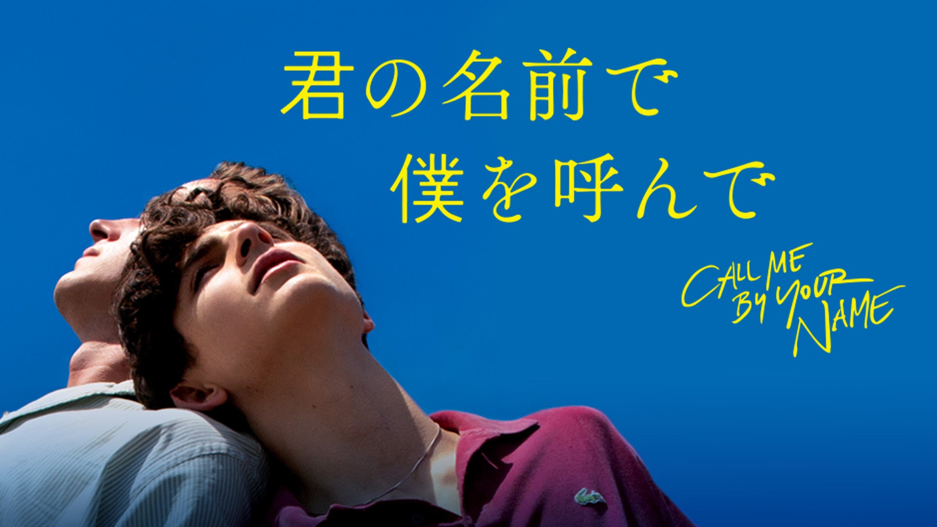 君の名前で僕を呼んで | Lemino(レミノ) - 映画・ドラマ・アニメや音楽